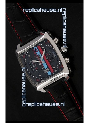 Tag Heuer Monaco Twenty Four Concept Chronograph Watch in Black Dial