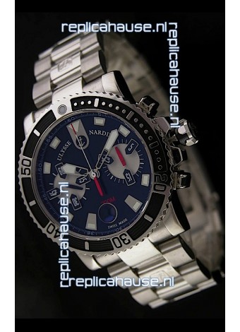Ulysse Nardin Maxi Marine Swiss Watch in Black Dial