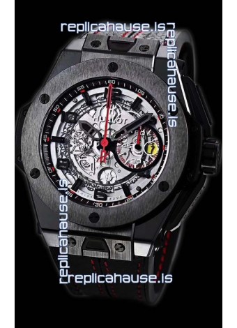 Hublot Big Bang Red Magic Carbon Ceramic Swiss Replica Watch 