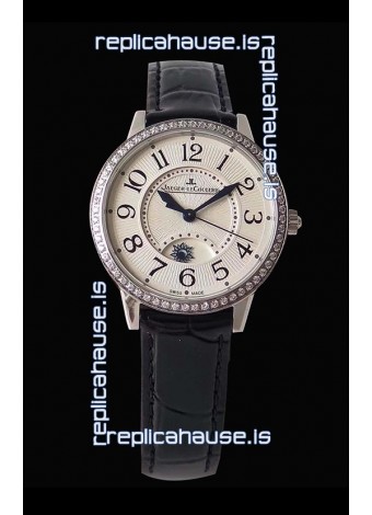 Jaeger-LeCoultre Rendez-Vous Steel Night & Day Medium 1:1 Mirror Swiss Watch 