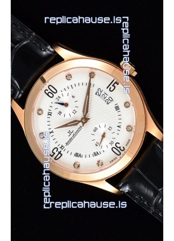 Jaeger LeCoultre Master Control Rose Gold Swiss Replica Watch 