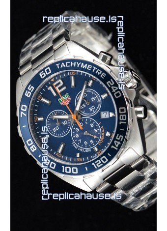 Tag Heuer Formula 1 Chronograph Swiss Quartz Replica Watch Blue Dial 