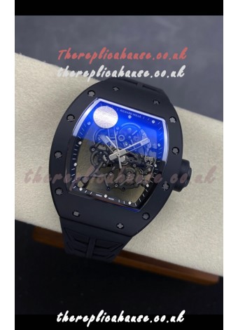 Richard Mille RM055 FREE SPRUNG MVMNT Black Ceramic Case Super Clone Watch 
