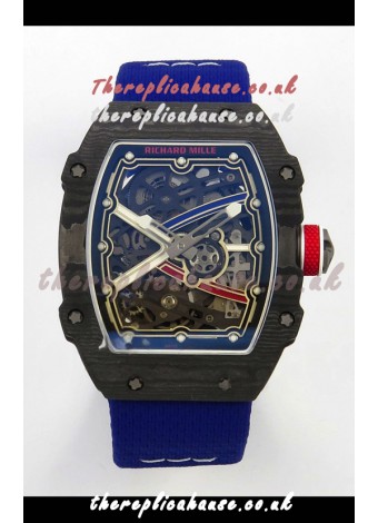 Richard Mille RM67-02 Black NTPT 37 Grams CRMA7 Clone Movement 