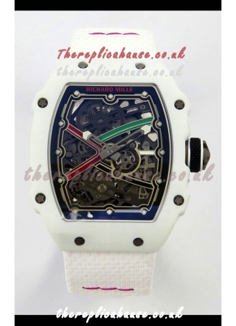 Richard Mille RM67-02 White NTPT 37 Grams CRMA7 Clone Movement 