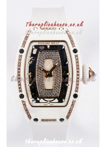 Richard Mille RM007 White Ceramic Automatic Super Clone Watch 