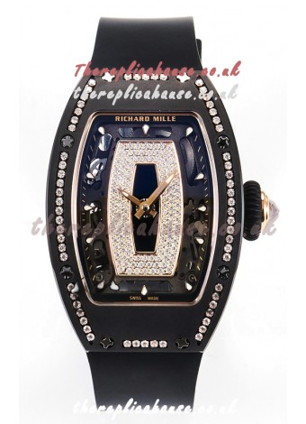 Richard Mille RM007 Black Ceramic Automatic Super Clone Watch 