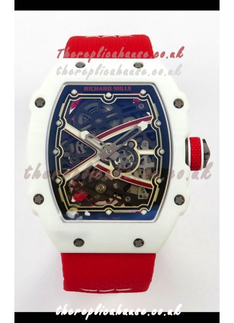 Richard Mille RM67-02 White NTPT 37 Grams CRMA7 Clone Movement 