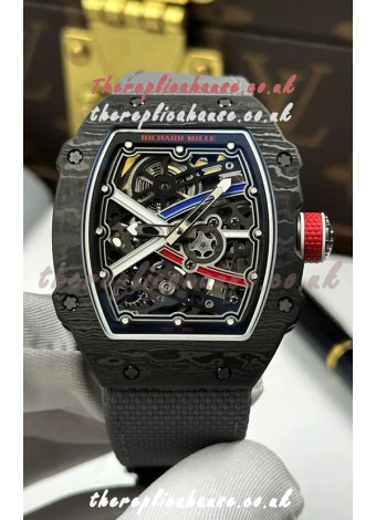 Richard Mille RM67-02 Black NTPT 37 Grams CRMA7 Clone Movement 