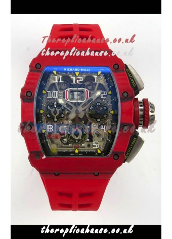 Richard Mille RM11-03 Red Carbon TPT Case Super Clone Watch 