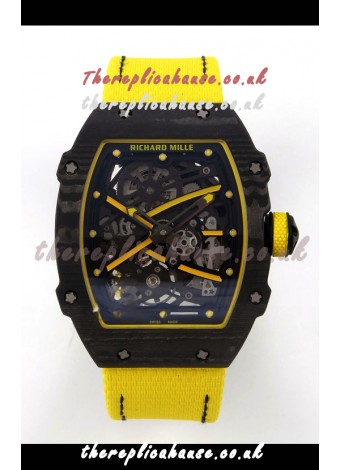 Richard Mille RM67-02 Black NTPT Velcro Strap CRMA7 Clone Movement 