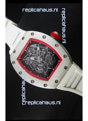 Richard Mille RM055 Bubba Watson Swiss Replica Watch in White