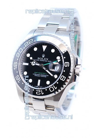 Rolex GMT Masters II 2011 Edition Replica Watch in Black Bezel