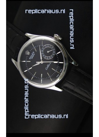 Rolex Cellini Date 50519 Swiss Replica Watch in Black Dial 