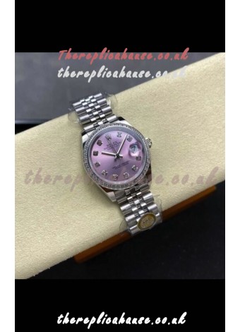 Rolex Super Clone Datejust 31MM Pink Dial Jubilee Super Clone Watch