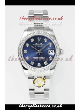 Rolex Super Clone Datejust Blue Dial Steel Case 31MM Super Clone Watch 