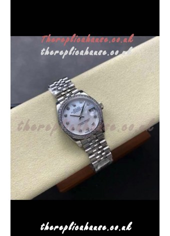 Rolex Super Clone Datejust 31MM Pearl Dial Steel Case Super Clone Watch 
