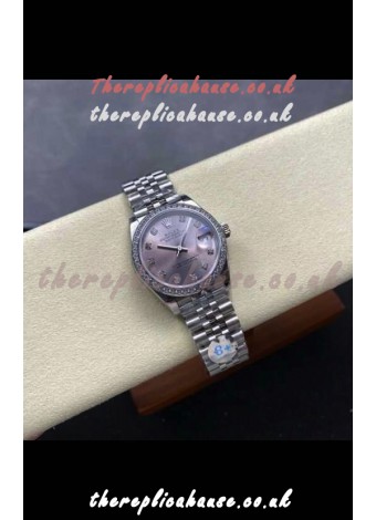 Rolex Super Clone Datejust 31MM Pink Dial Steel Case Super Clone Watch 