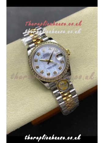 Rolex Super Clone Datejust 31MM Pearl Dial Yellow Gold Super Clone Watch 