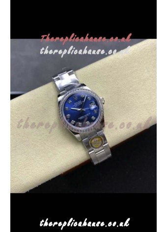 Rolex Super Clone Datejust 31MM Blue Dial Steel Case Super Clone Watch 
