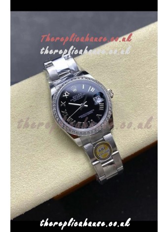 Rolex Super Clone Datejust 31MM Black Roman Dial Super Clone Watch