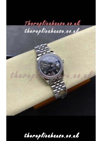 Rolex Super Clone Datejust 31MM Grey Dial Jubilee Super Clone Watch