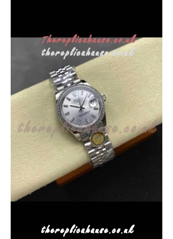 Rolex Super Clone Datejust 31MM Steel Dial Jubilee Super Clone Watch 