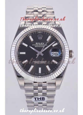 Datejust Super Clone 126334 Grey Dial 41MM FREE SPRUNG MVMNT 3235 Watch 