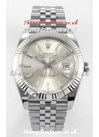 Datejust Super Clone 126334 Steel Dial 41MM FREE SPRUNG MVMNT 3235 Watch 