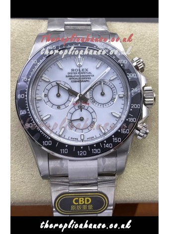 Rolex Daytona 126502 White Enamel Dial FREE SPRUNG MVMT Super Clone Watch 
