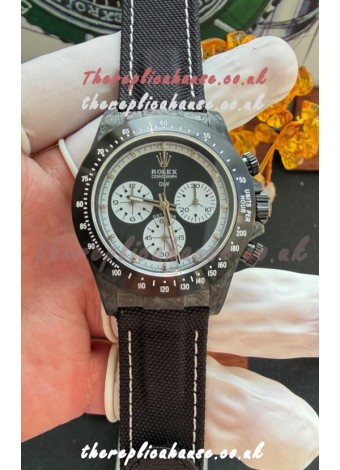Rolex Daytona DiW Black Carbon Fiber Paul Newman Dial Super Clone Watch 