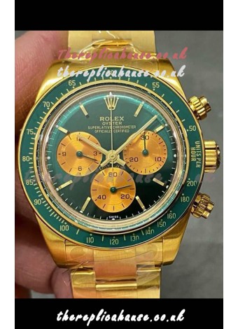 Rolex Daytona 116508 Artisans de Geneve "Honey Green Challenge" Swiss Replica Watch 