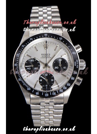 Rolex Daytona Paul Newman 37MM Steel Dial Manual Wind Super Clone Watch 
