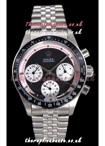 Rolex Daytona Paul Newman 37MM Black Dial Manual Wind Super Clone Watch 