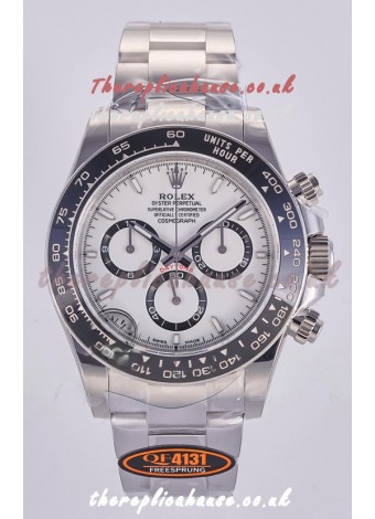 Rolex Daytona 126500 White Dial Stick Markers FREE SPRUNG MVMT Super Clone Watch 
