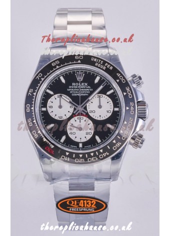 Rolex Daytona 126525 Le Mans White Gold FREE SPRUNG MVMT Super Clone Watch 