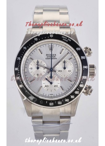 Rolex Daytona Paul Newman Steel Dial Custom Modded 4130 Mvnt Swiss Replica