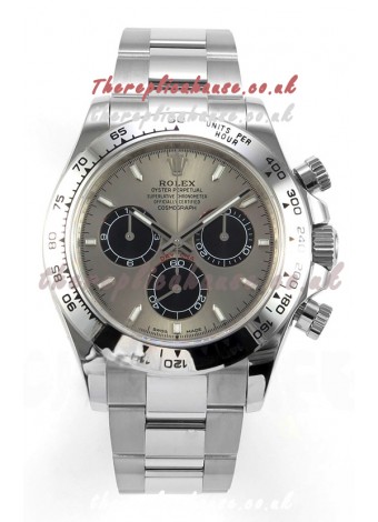 Rolex Daytona 126509 Silver Dial Stick Markers FREE SPRUNG MVMT Super Clone Watch 