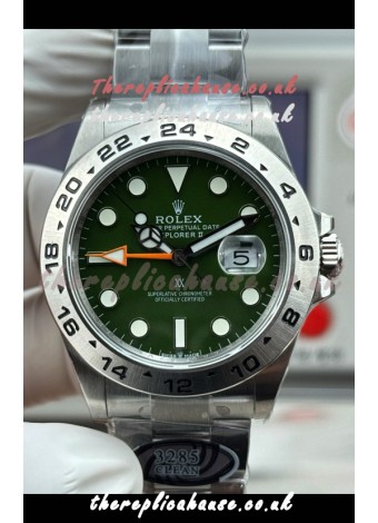 Rolex Explorer II Tree Hunter Green Dial Super Clone Watch 
