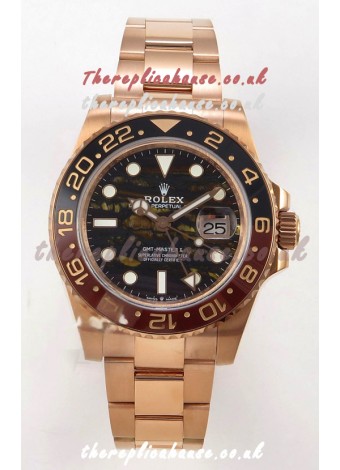 GMT Masters 126715CHNR Tiger Iron Dial Cal.3285 FREE SPRUNG MVMNT Super Clone 