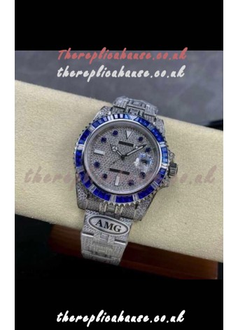 Rolex Submariner 116610 Iced Out Edition 3 Swiss Replica Watch 