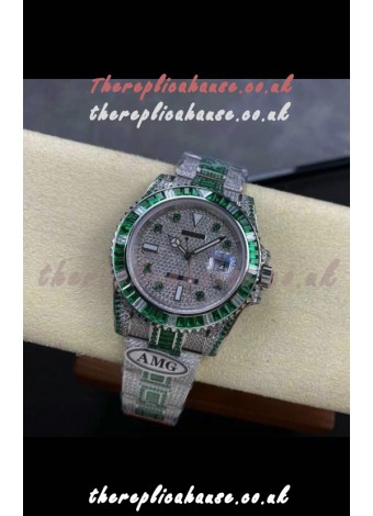 Rolex Submariner 116610 Iced Out Edition 6 Swiss Replica Watch 