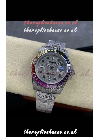 Rolex Submariner 116610 Iced Out Edition 10 Swiss Replica Watch 