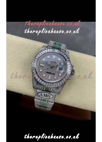 Rolex Submariner 116610 Iced Out Edition 14 Swiss Replica Watch 