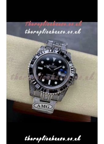 Rolex Submariner 116610 Iced Out Edition 15 Swiss Replica Watch 
