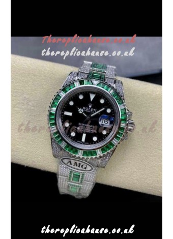 Rolex Submariner 116610 Iced Out Edition 16 Swiss Replica Watch 