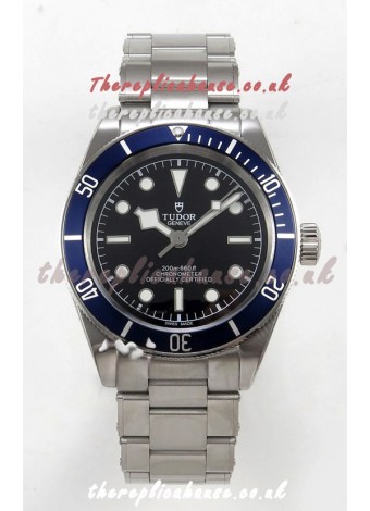 Tudor Black Bay 41 Black Dial Blue Bezel Oyster Super Clone Watch 