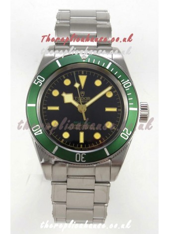Tudor Black Bay 41 Black Dial Green Bezel Oyster Super Clone Watch 