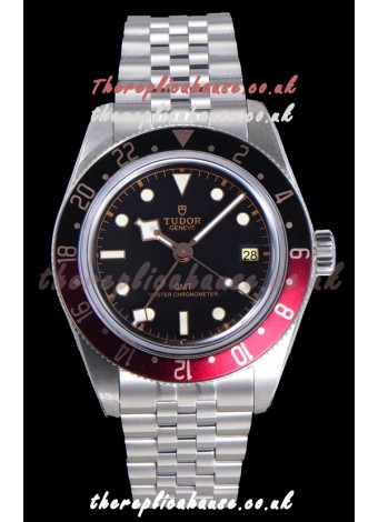 Tudor Black Bay GMT Red Dial Watch Blacl/Red Bezel Jubilee Super Clone Watch 