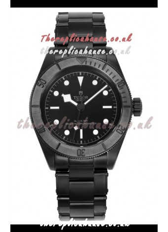 Tudor Black Bay PVD Case Black Dial Swiss Replica Watch 